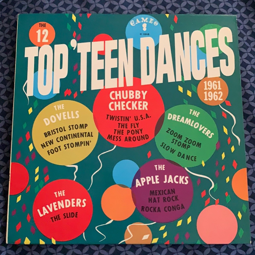1961 1962 Top Teen Dances Vinyl LP